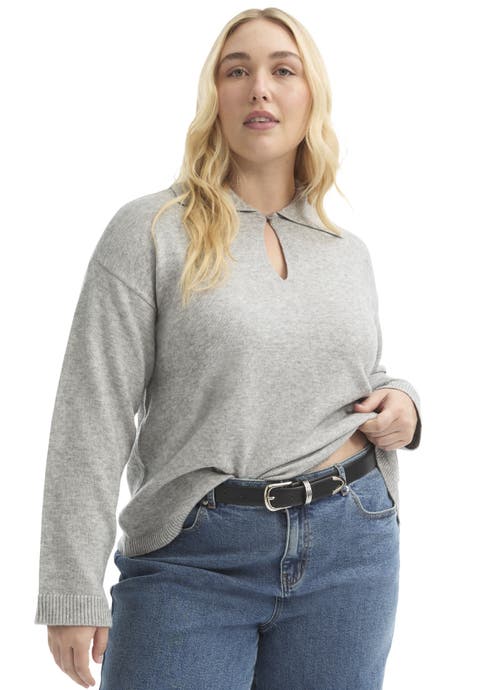 Polo Shirt Sweater (Plus Available)