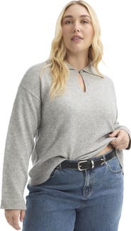 June + Vie Polo Shirt Sweater