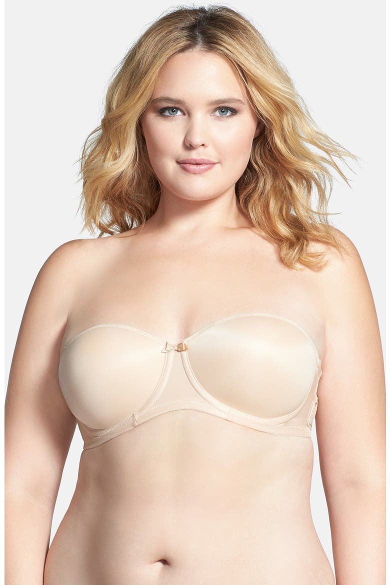 Molded Underwire Convertible Strapless Bra, Main, color, NUDE
