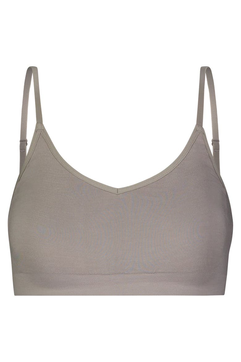 Soft Convertible Crop Top to Halter Bralette, Main, color, Ash
