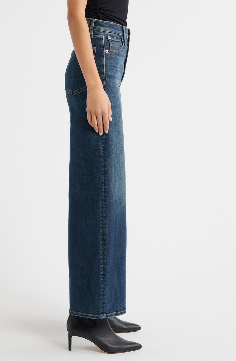 rag & bone Flexi Sofie High Waist Wide Leg Jeans, Alternate, color, Ness