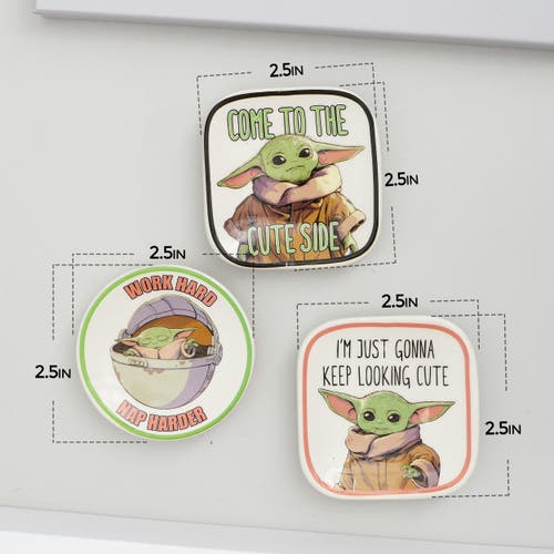 Star Wars The Child Grogu Mini Trinket Tray Gift Set, 3 Piece In Gold