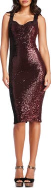 Dress the Population Sloane Sequin Sheath Dress