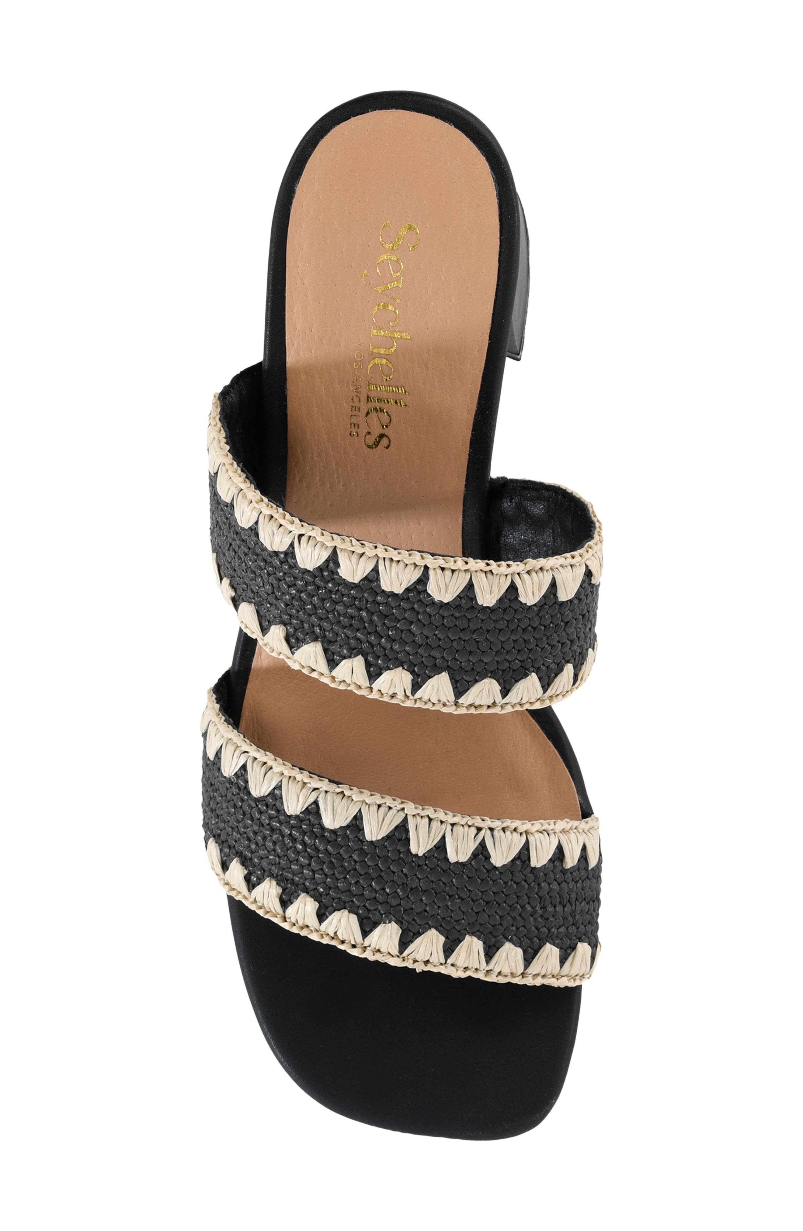 Seychelles Hattie Two-Strap Sandal, Alternate, color, Black