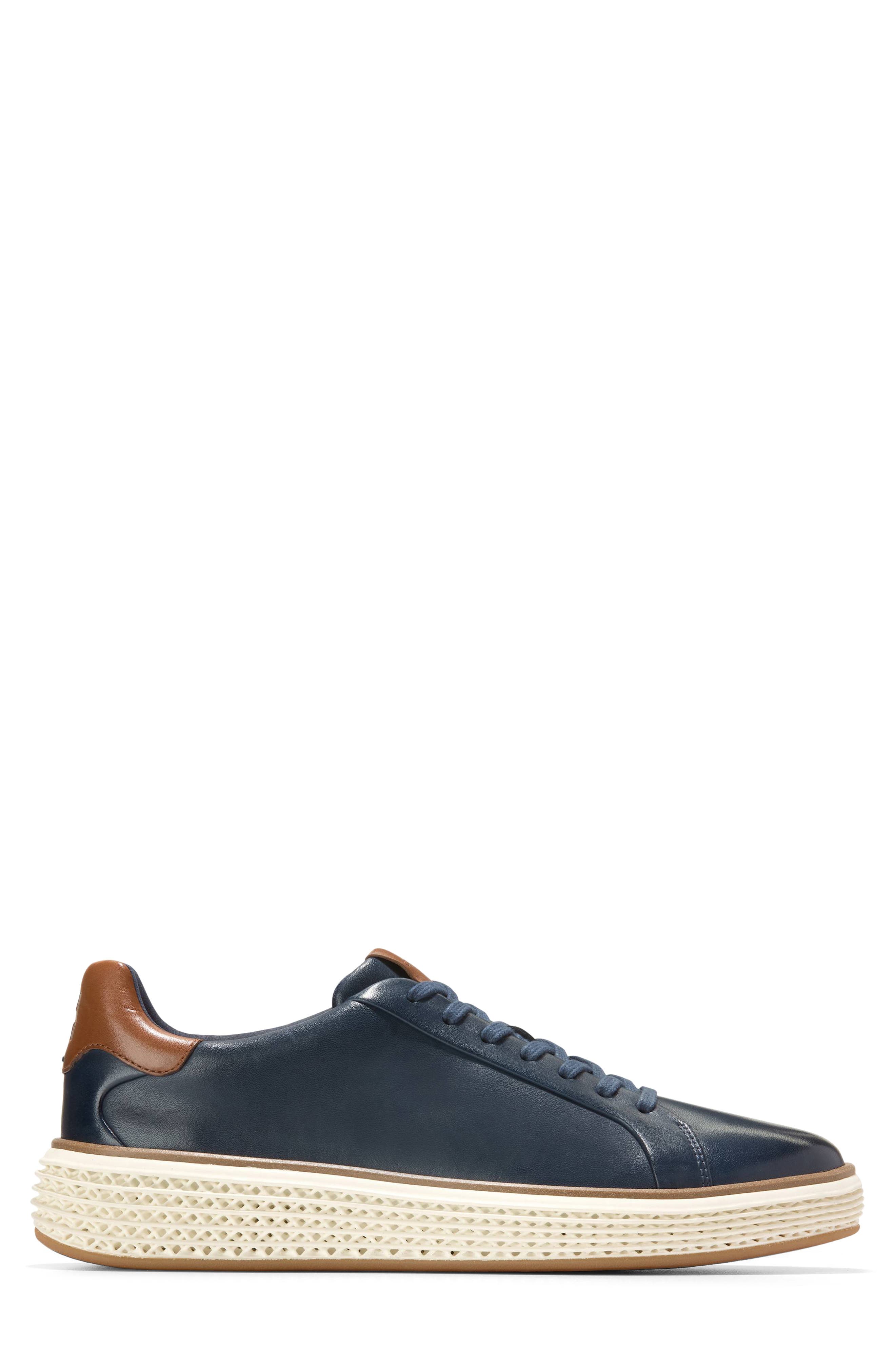 GrandPro Court SkyWeave Sneaker, Alternate, color, NAVY BLAZER / CH BRITISH TAN