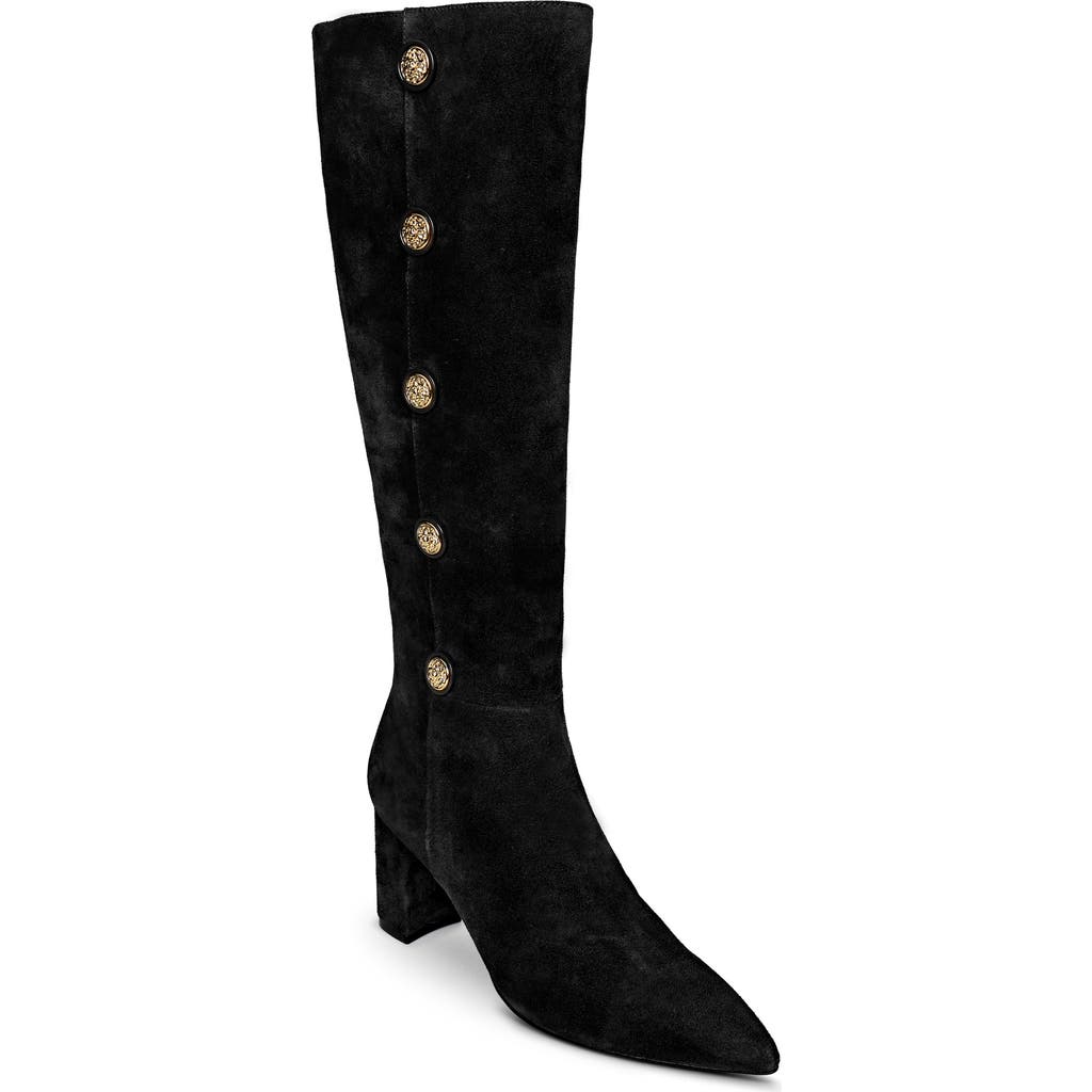 L'agence Octavie Over The Knee Boot In Black