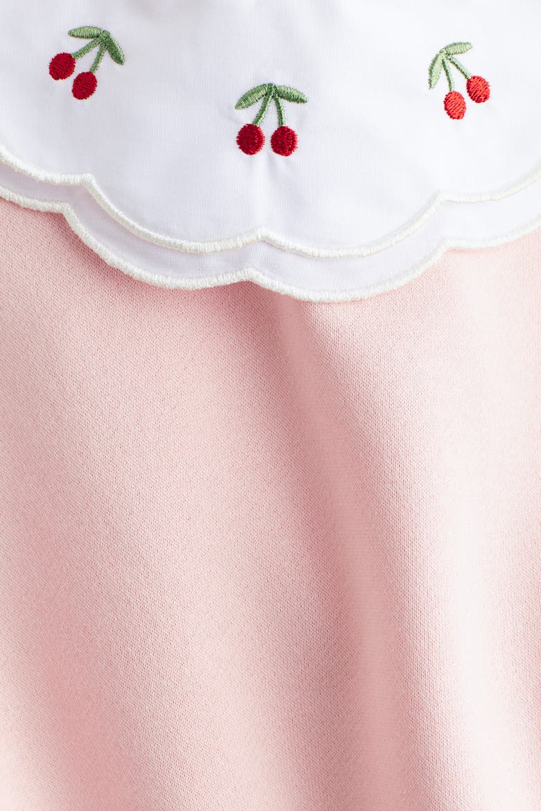 2-piece Sweatshirt And Leggings Set, Alternate, color, Light pink/cherries