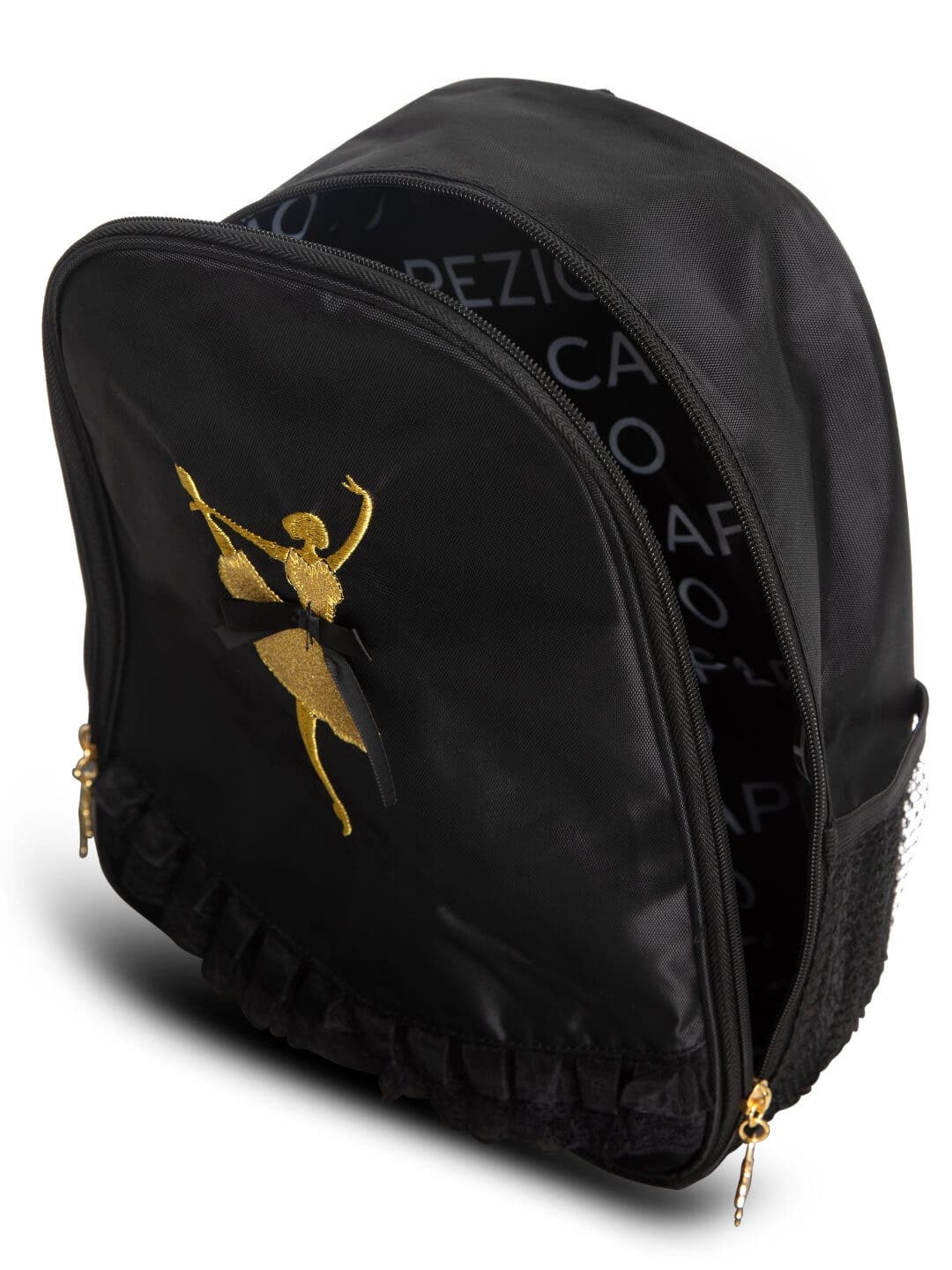 Ballet Bow Backpack, Alternate, color, black