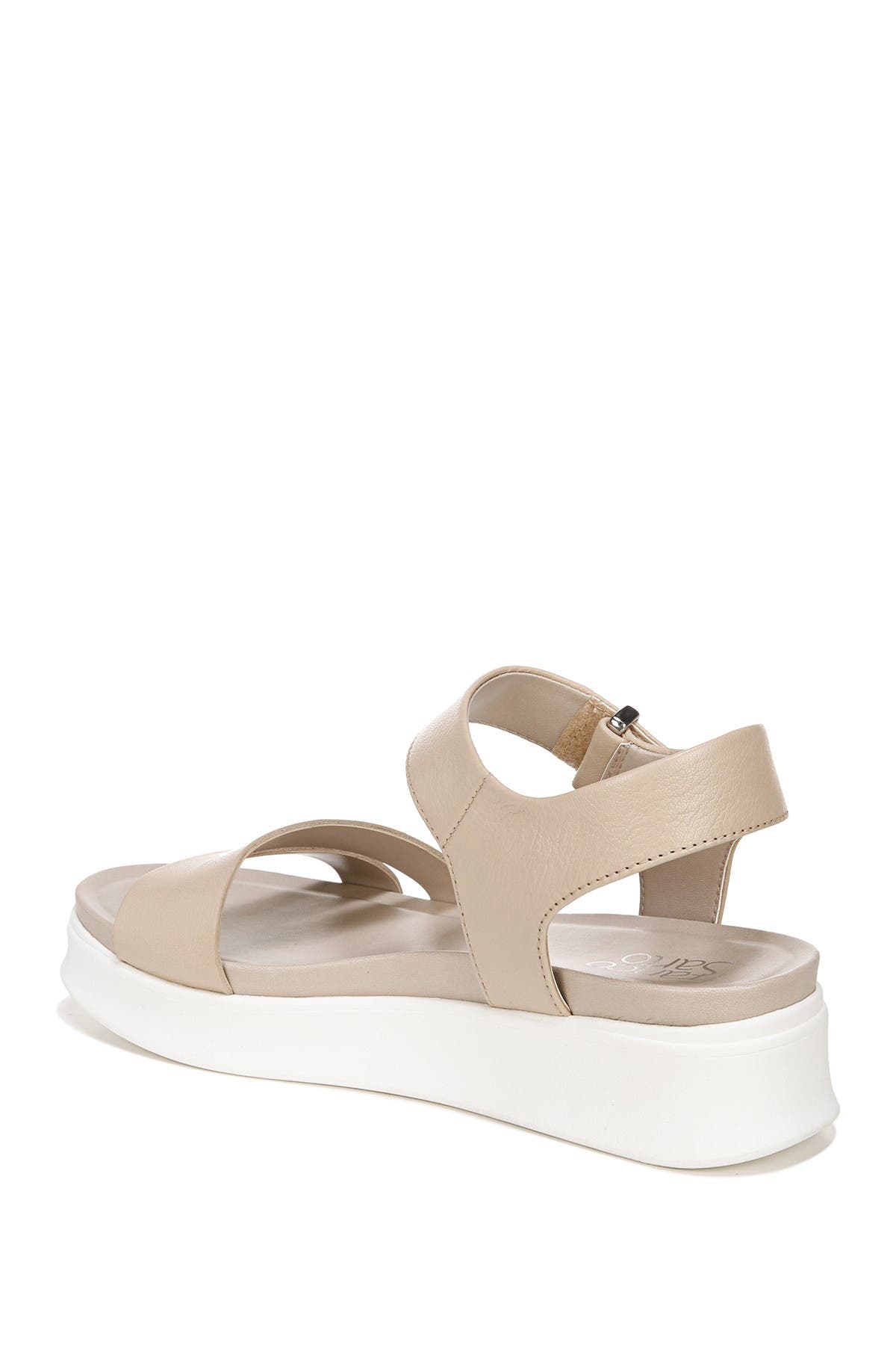 Essie Ankle Strap Platform Sandal, Alternate, color, SAND