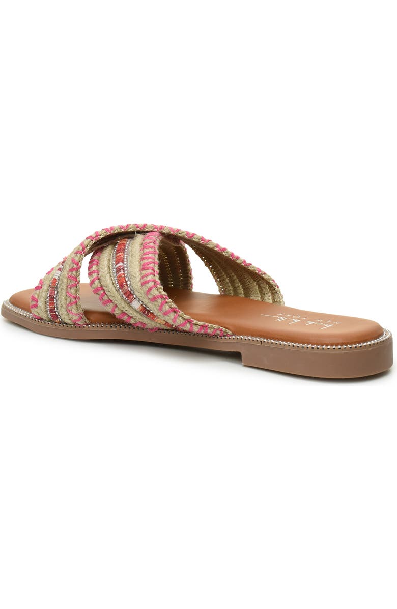 Nicole Miller Crossover Slide Sandal, Alternate, color,