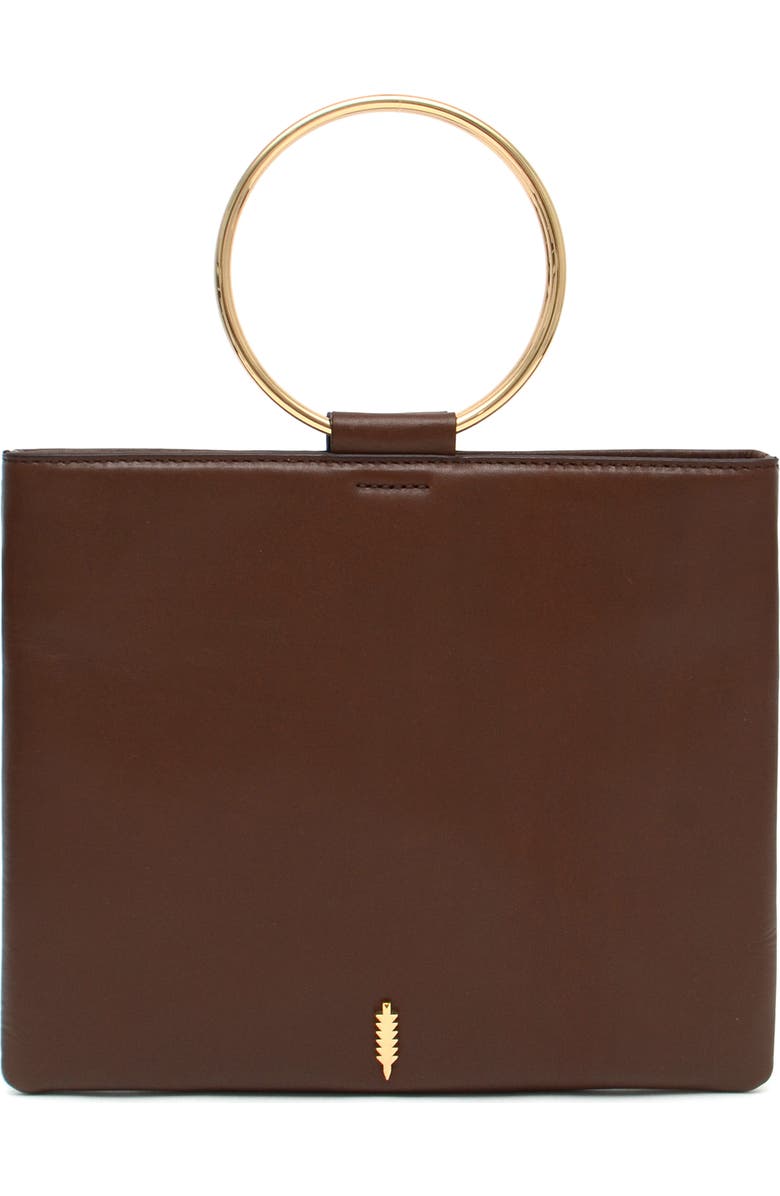 Thacker Le Pouch Leather Clutch, Main, color,