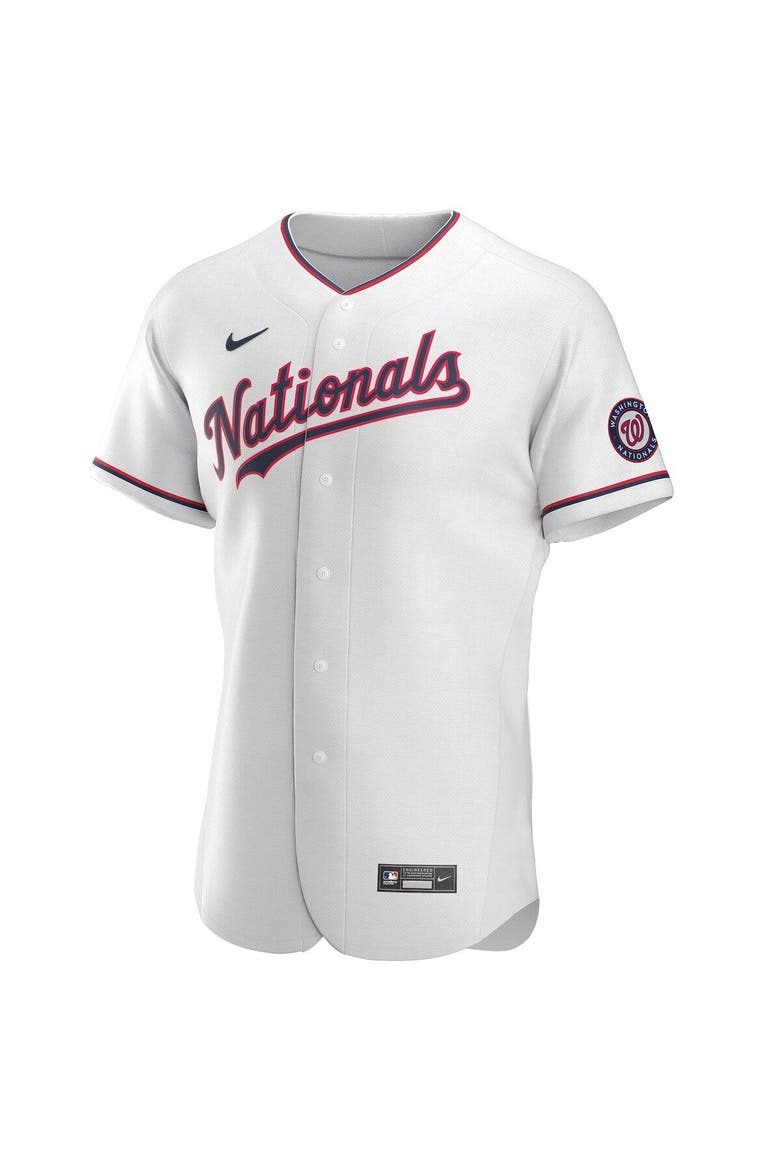 Men's Nike White Washington Nationals Alternate Authentic Team Jersey, Alternate, color, White
