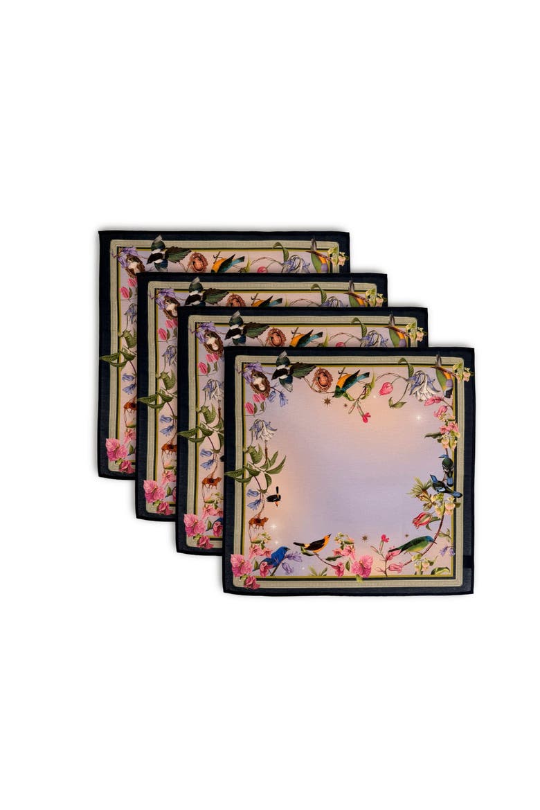Set Of 4 Napkins, Main, color, Alegria
