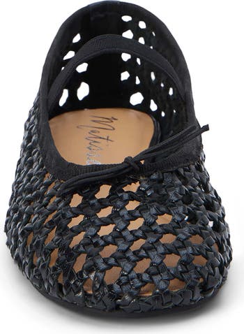 Woven Mary Jane Flat