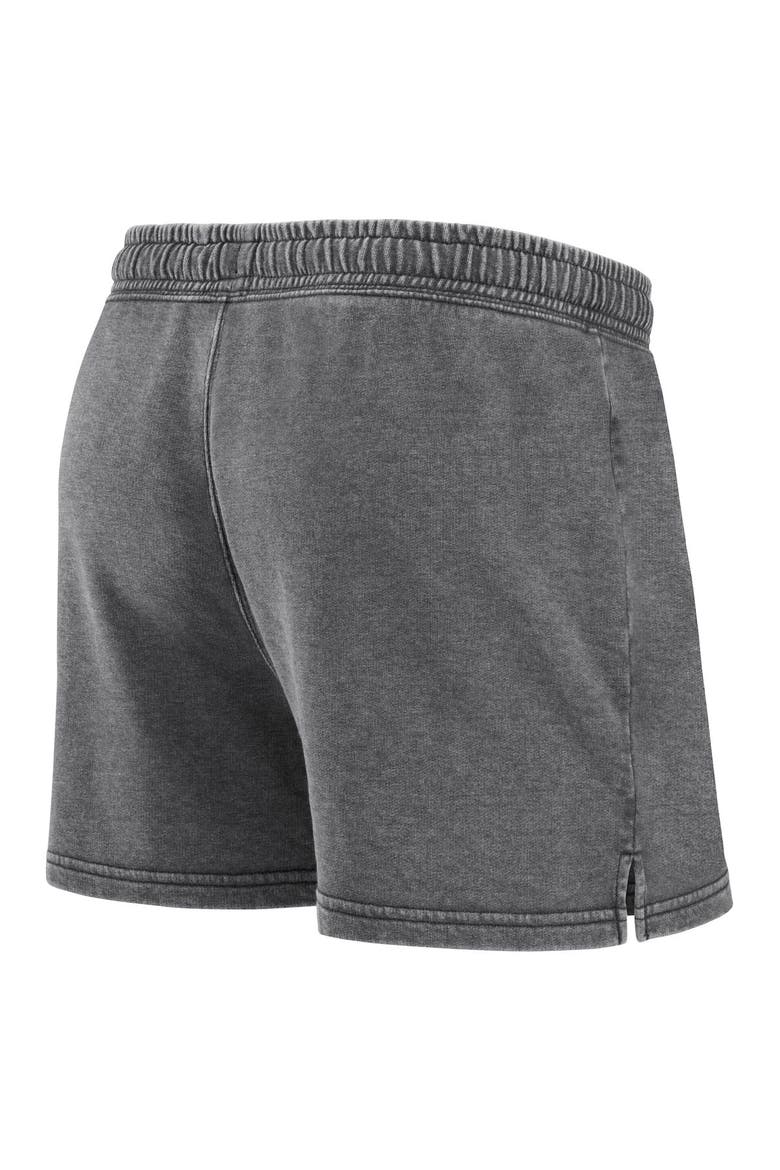 Women's Fanatics Branded Heathered Charcoal Texas A&M Aggies Retro French Terry Shorts, Alternate, color, Heather Charcoal