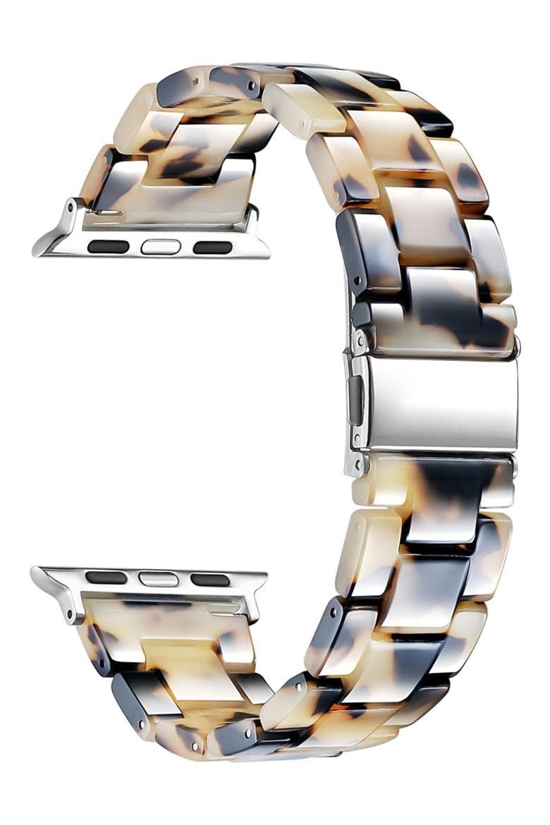 Claire 20mm Apple Watch® Bracelet Watchband, Alternate, color, LIGHT NATURAL TORTOISE