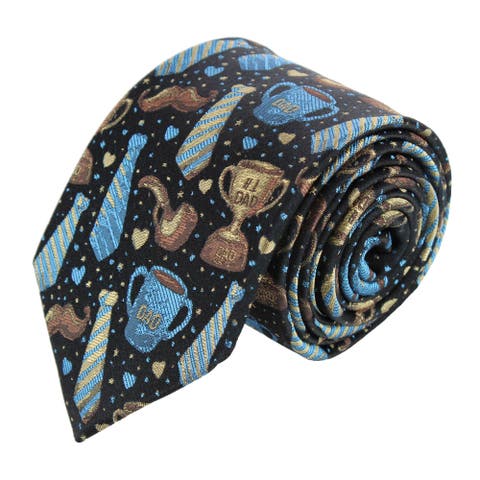 Dad Appreciation Silk Novelty Necktie