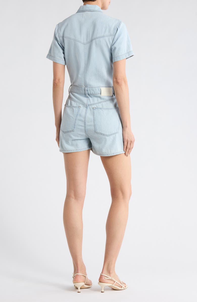 DL1961 Montauk Denim Romper, Alternate, color, Poolside