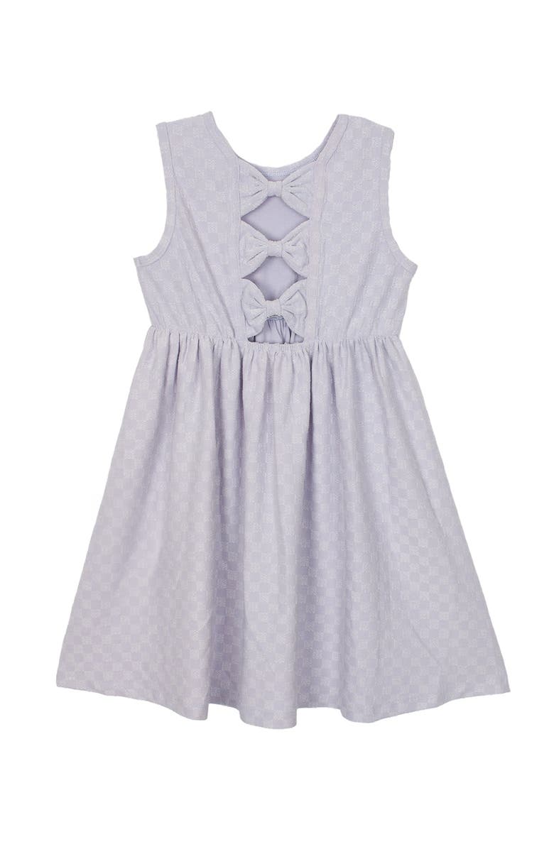 Mabel + Honey Malibu Drop Waist Purple Dress, Alternate, color, Purple