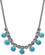 SAMUEL B. Sleeping Beauty Turquoise & Sterling Silver Necklace