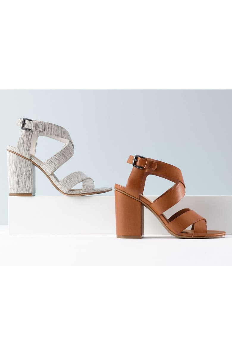 BP. Terry Block Heel Sandal, Alternate, color,