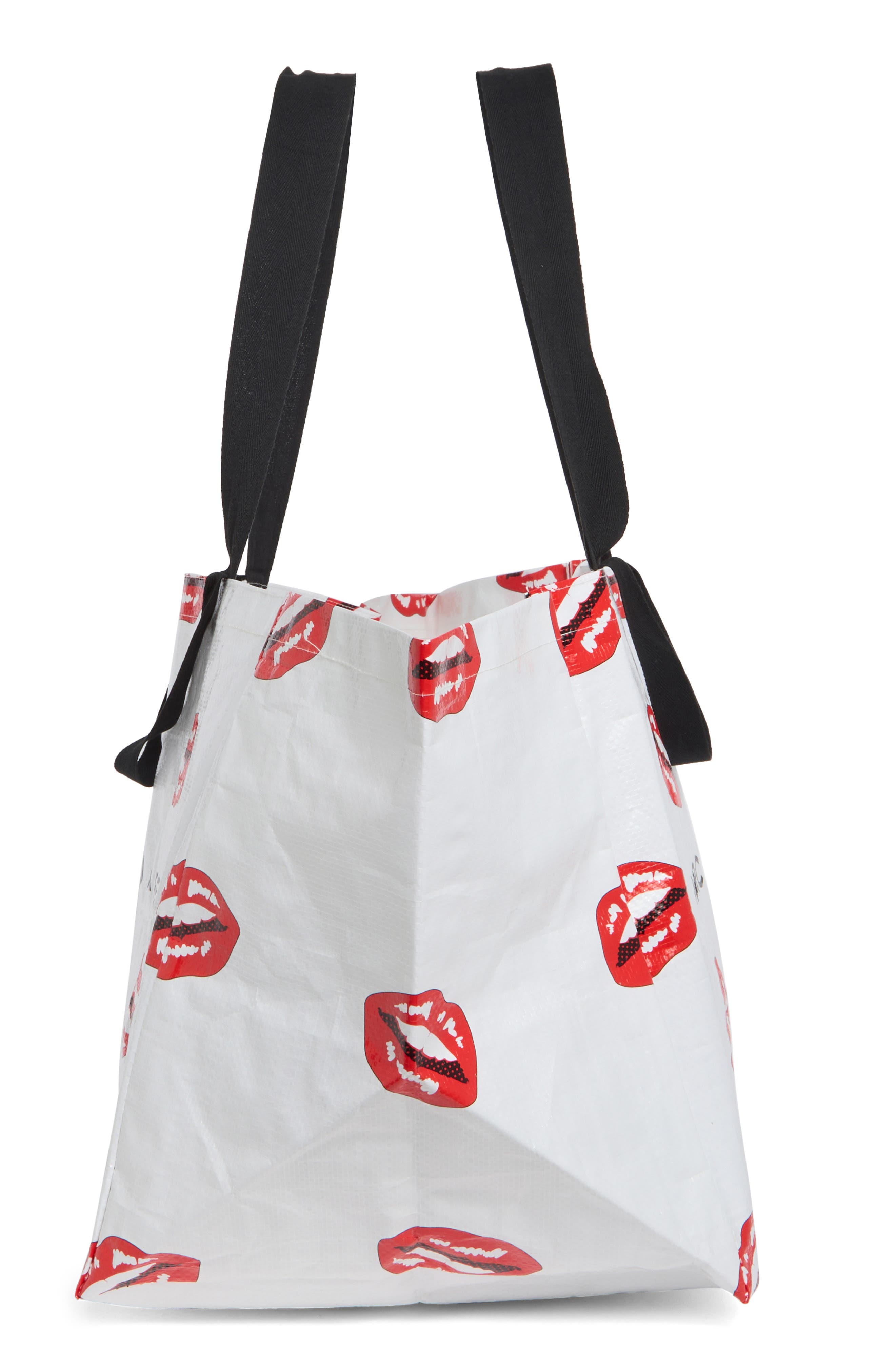 Lips Tote, Main, color, NO COLOR