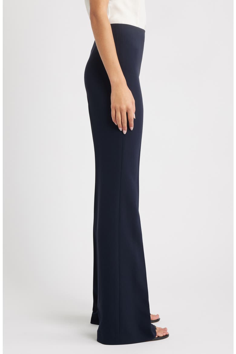 'Demitria - Admiral Crepe' Flare Leg Pants, Alternate, color, DEEP NAVY