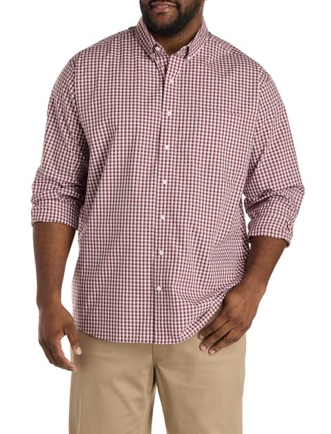 Big 
Tall  Small Plaid Sport Shirt