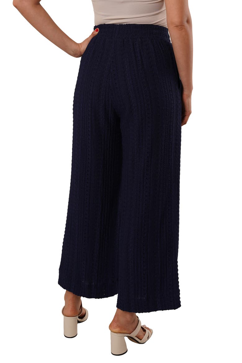 Eyelet Pants, Alternate, color, NAVY