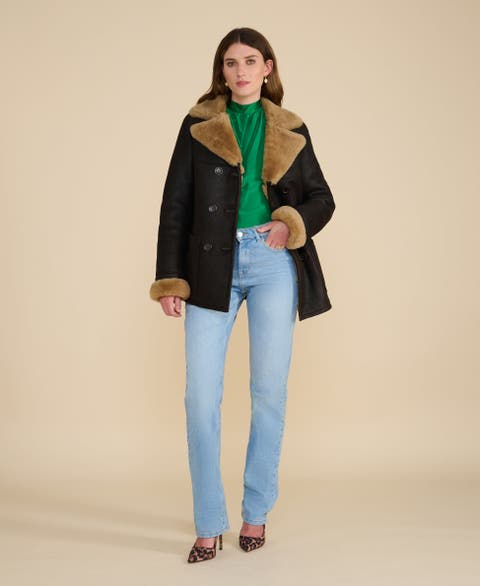 Chelsea Shearling Peacoat