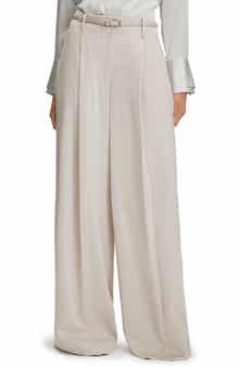 Reiss Isla High Waist Wide Leg Pants