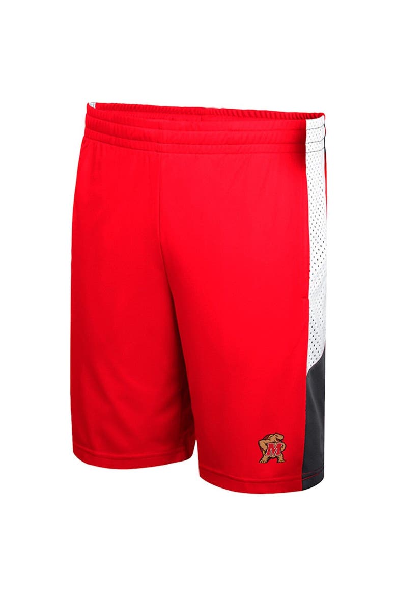 Men's Colosseum Red Maryland Terrapins Very Thorough Shorts, Alternate, color, Red