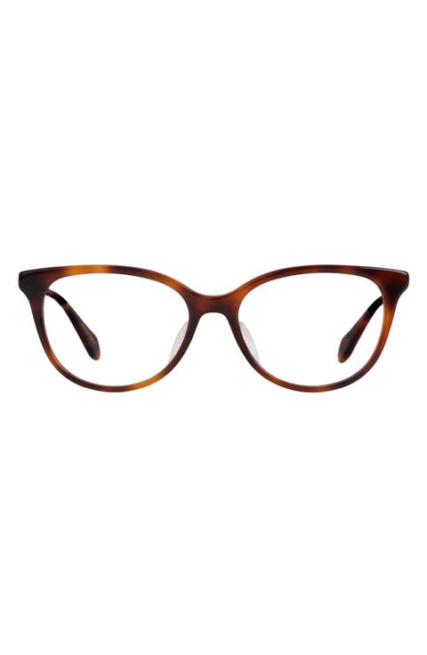 Kahala 53mm Low Bridge Cat Eye Optical Glasses