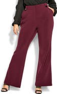City Chic Vienna High Waist Flare Pants