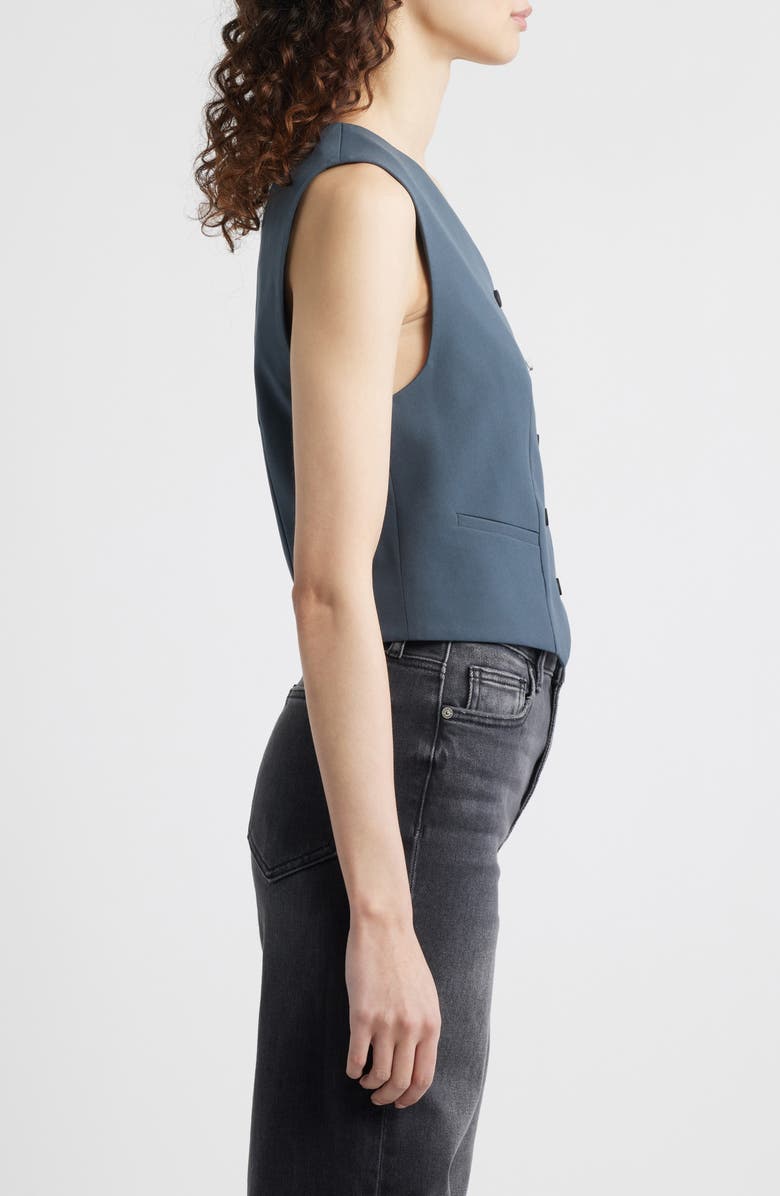 AllSaints Aleida Lightweight Vest, Alternate, color, Turbulence Grey