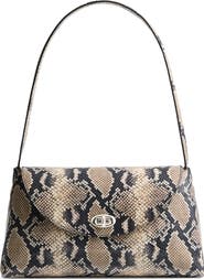 Altuzarra Loquette Python Embossed Leather Shoulder Bag