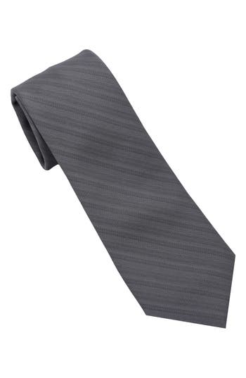 Dkny Jacquard Stripe Tie In Blue
