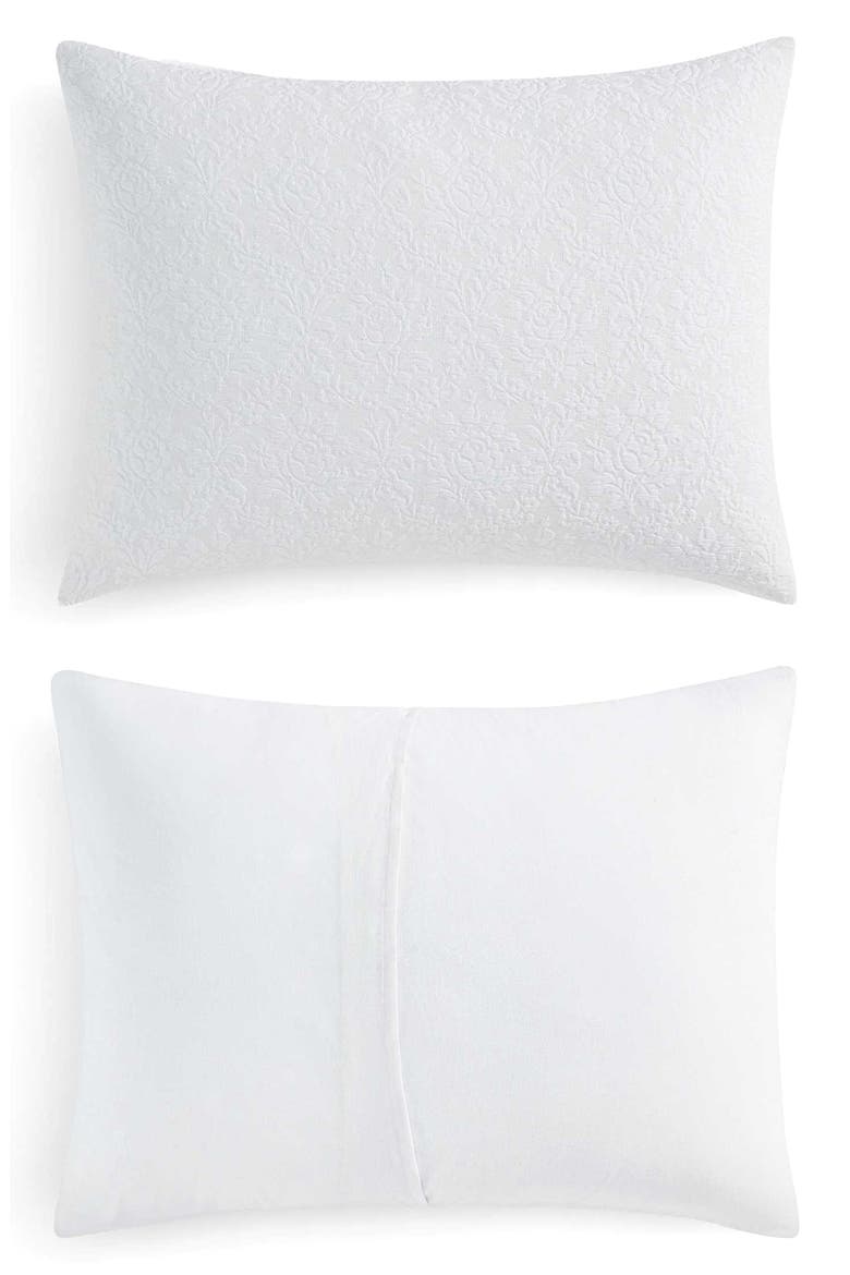 Garden Trellis Jacquard Comforter Set, Alternate, color, SPARKLING WHITE