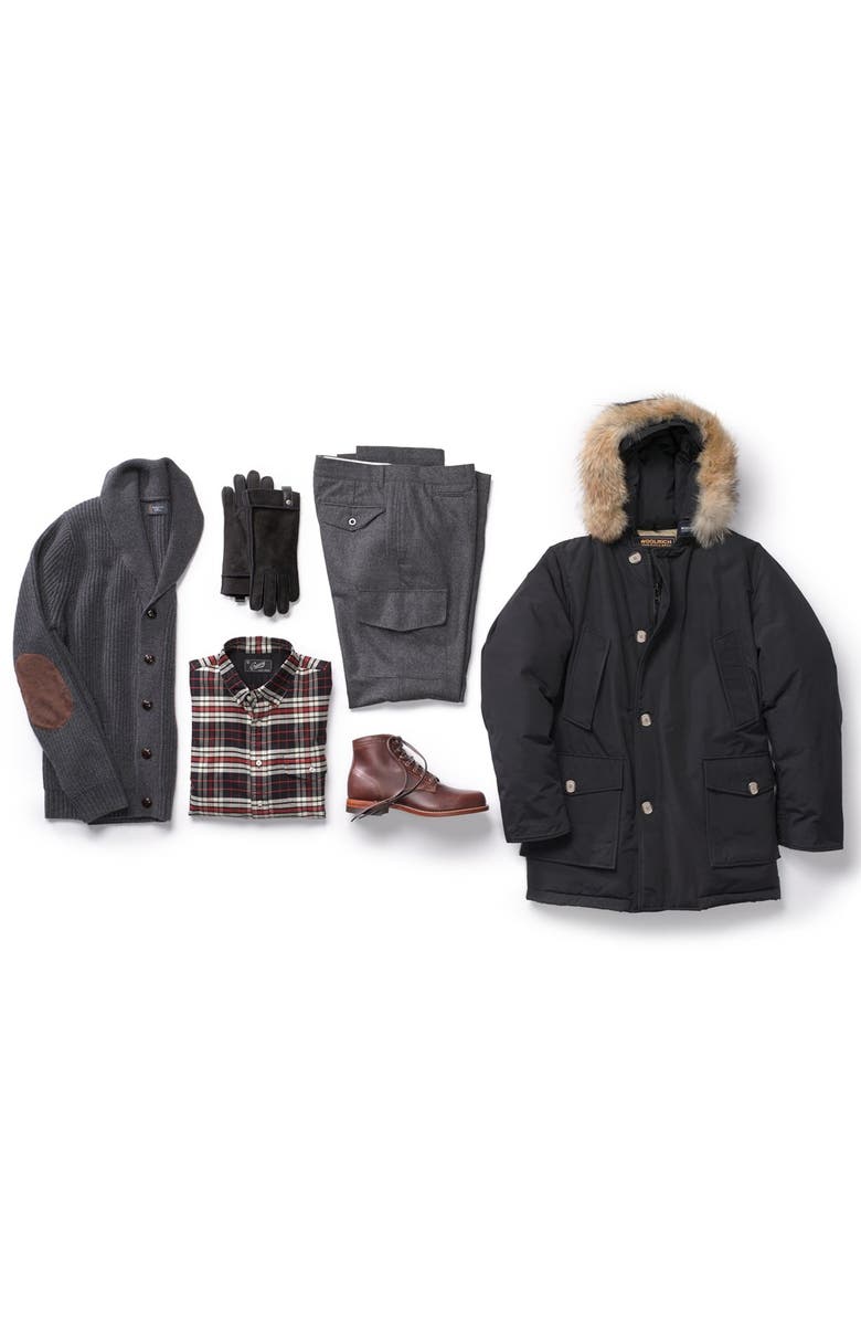 Woolrich John Rich Arctic Parka with Genuine Coyote Fur Trim, Main, color, 