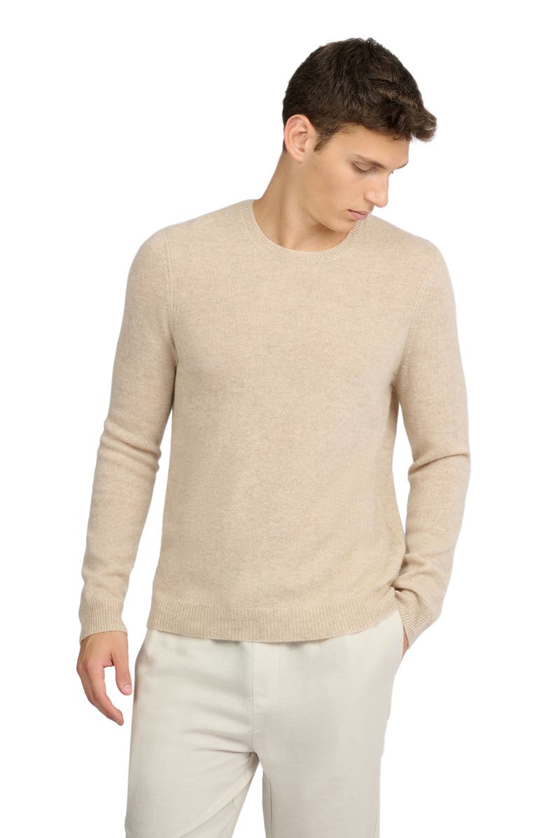 Onia Featherweight Cashmere Sweater, Alternate, color, Stone