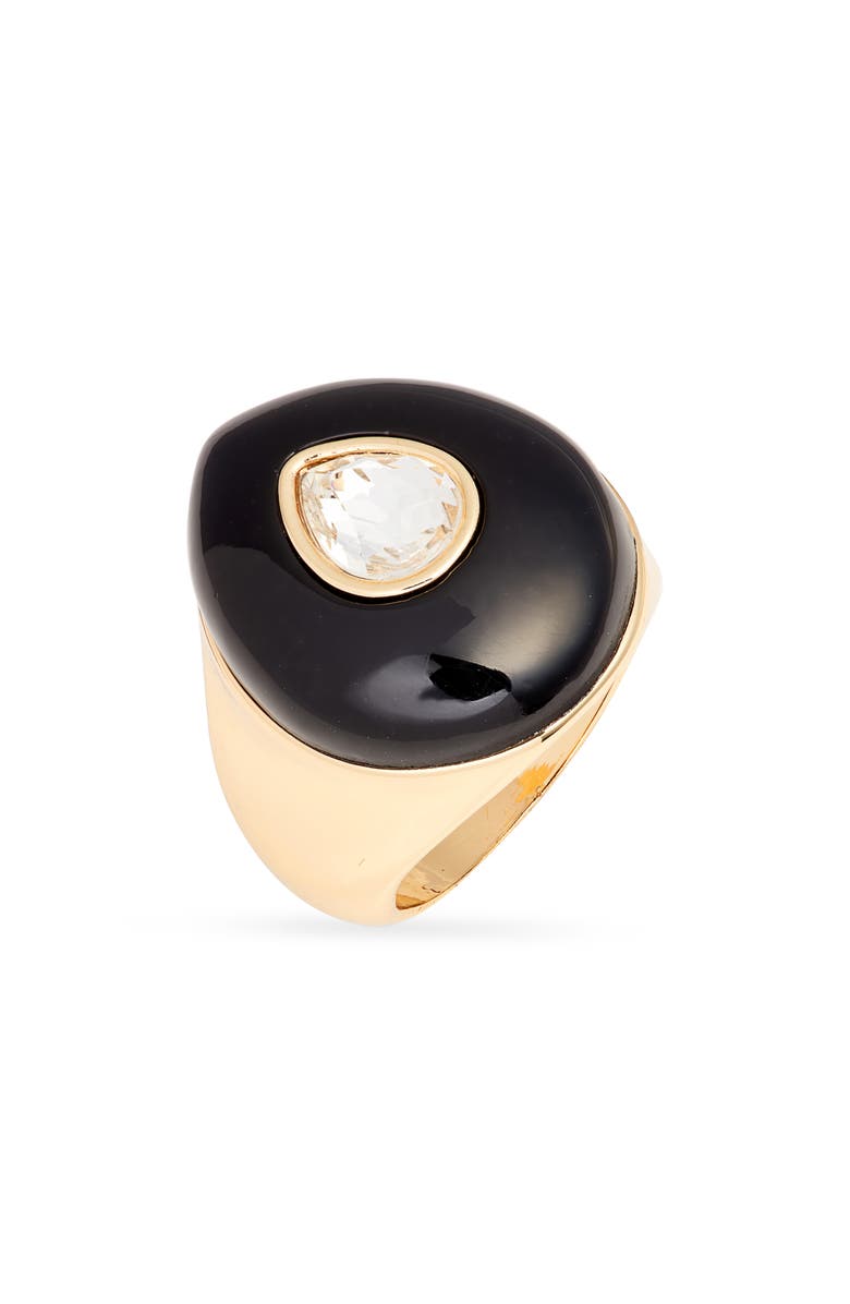 Nordstrom Crystal & Resin Pear Cocktail Ring, Main, color, 