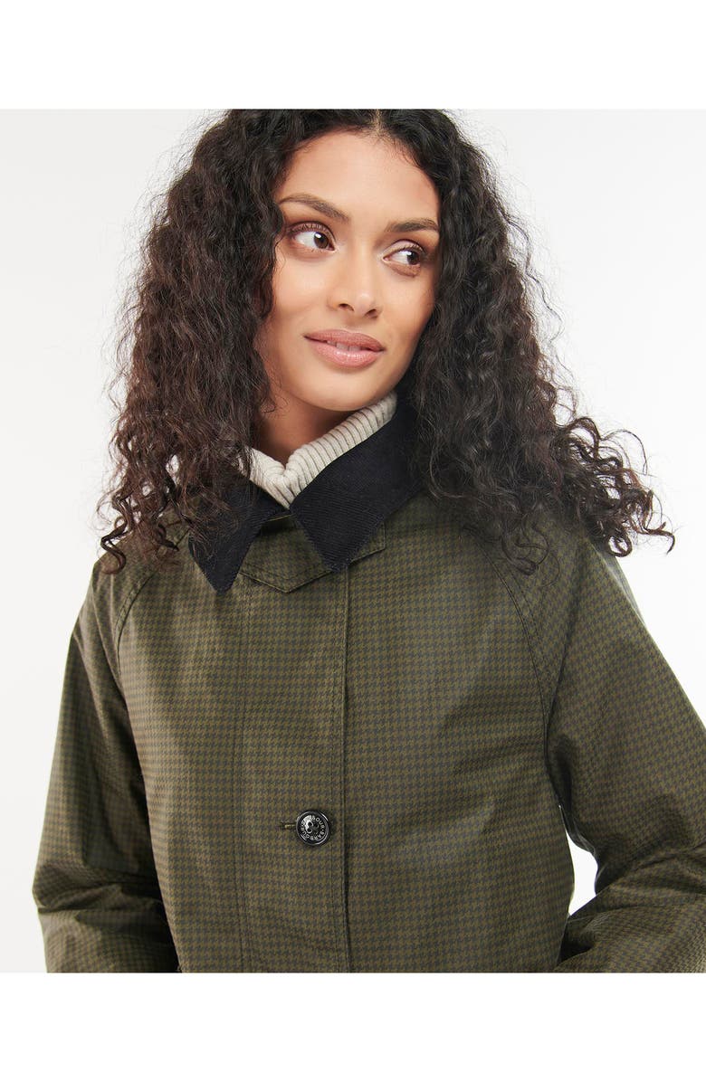 Barbour Printed Burwick Waxed Jacket, Alternate, color, 