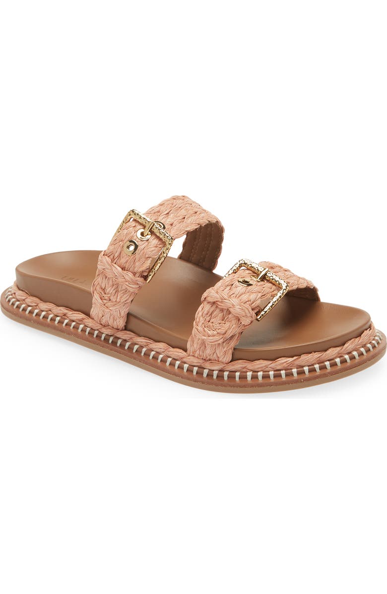 Ulla Johnson Keira Raffia Slide Sandal, Main, color,