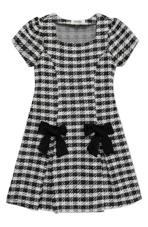 Kids' Drop Waist Bouclé Dress (Little Kid)