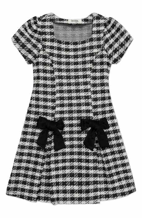 Speechless Kids' Drop Waist Bouclé Dress