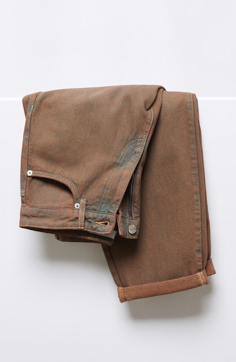 MANGO High Waist Slouchy Jeans, Alternate, color,