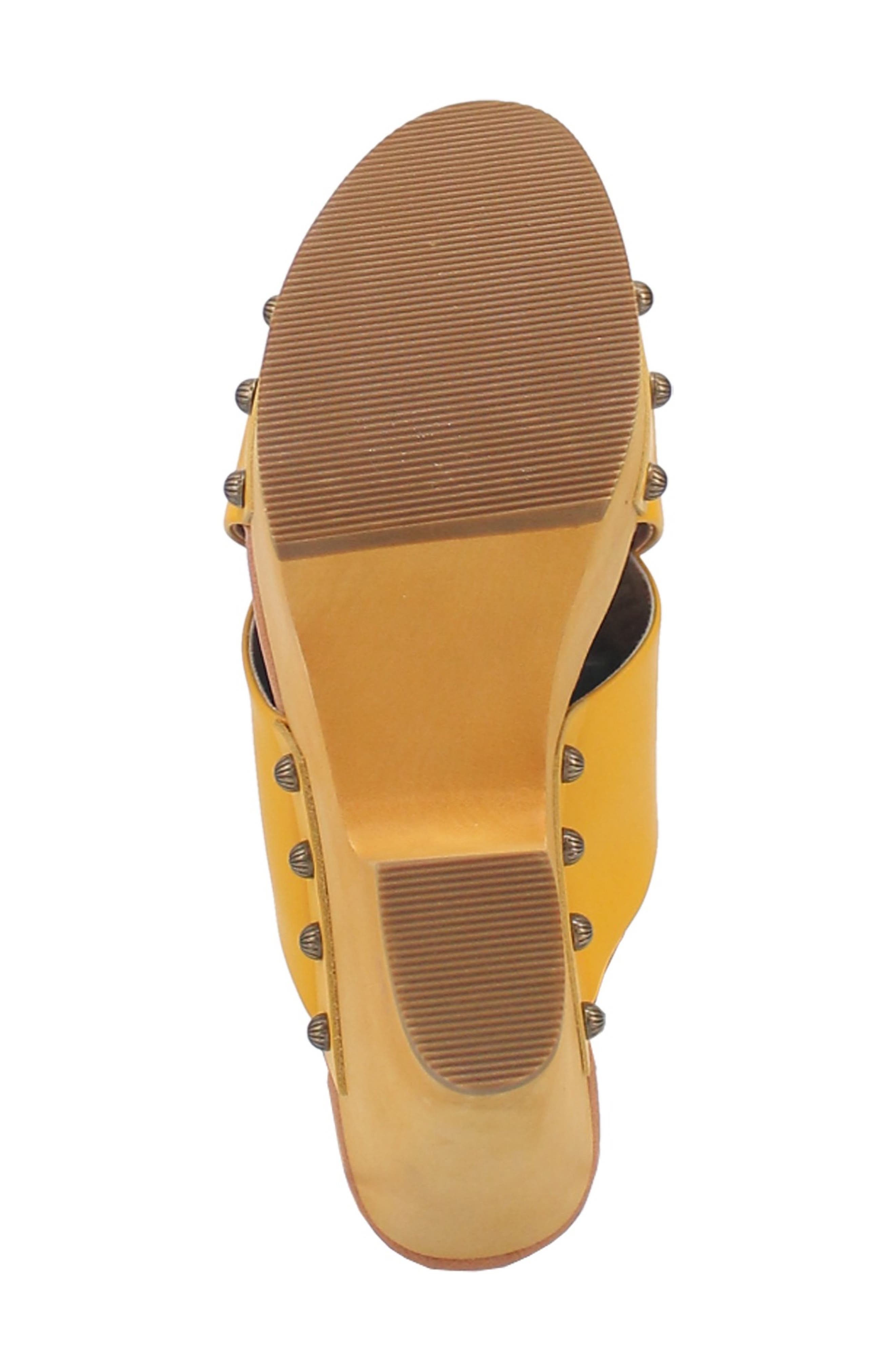 Driftwood Platform Wedge Sandal, Alternate, color, YELLOW