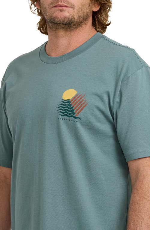 Billabong Canyons Regular Graphic T-shirt In Green