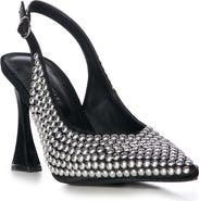 AZALEA WANG Almida Slingback Pointed Toe Pump