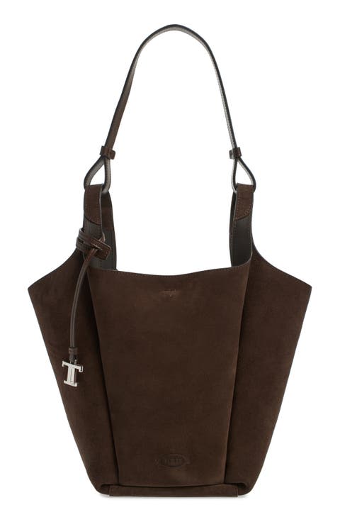 Small Api Suede Shoulder Bag